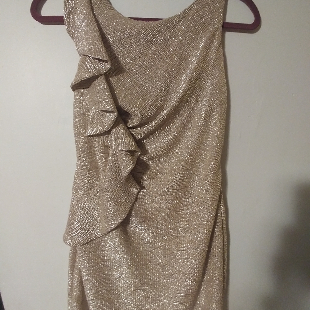 Gold dress